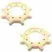 572010200 04-102 Kimpex Kmpex Track Sprocket Moto-ski Ski-doo Ref 1.97 In Pitch Sold By Pair