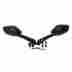 04-252 Kimpex Atv Mirrors Polaris Honda Kawasaki Suzuki Yamaha Arctic Cat Can-am Pair