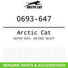 0693-647 Arctic Cat Oem Switch Assembly Voltage Select
