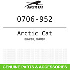 0706-952 Arctic Cat Oem Bumper Formed