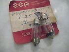 09471-12011 Suzuki Snowmobile Sm10 Sm20 Stop Lamp Bulbs 2 Nos