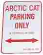 1218acp Voss Signs Arctic Cat Parking