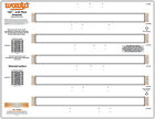 129-temp Woodys Studding Template Inch With Pitch Woody