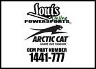 1441-777 Arctic Cat Trim Seal Bubble Ft New Oem 886224685366