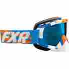 14440 Fxr Racing Orange Cyan Mission Speed Edition Goggles