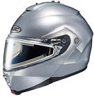 181-579 Hjc Ii Solid Snow Helmet With Electric Shield Silver