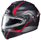 191-717 Hjc Mine Frameless Electric Shield Helmet Flat Red