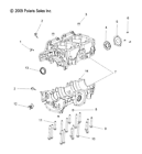 1203650 2203604 Polaris Kitcrankcase New