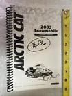 2256-590 Arctic Cat Snowmobile Operators Owners Manual All Models