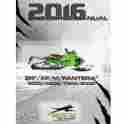 2260-851 Arctic Cat 2016 Snowmobile Repair Service Shop Manual Book 4-stroke 884646708847