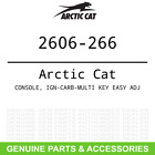 2606-266 Arctic Cat Oem Console Key Easy Adj