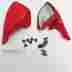 2639-165 Arctic Cat New Oem Windshield Mounted Mirror Kit Pair Red Z Zr Zrt