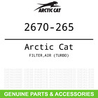 2670-265 Arctic Cat Oem Filter Air Turbo