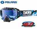 2866114 Polaris Oem Snowmobile Rzr Sportsman Ace Sinister X5 509 Goggle Cracked Blue