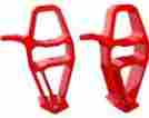 2881409-293 Polaris Axys Pro Rmk Sks Assault 1 Pair Of Oem Red Spindles 2015 2016 Rush Switchback Snowmobile