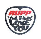2fm-64-5555 Vintage Rupp Snowmobile Embroidered Sew On Patch Love You