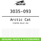 3035-093 Arctic Cat Oem Textron Starter Relay