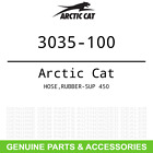 3035-100 Arctic Cat Oem Textron Hose