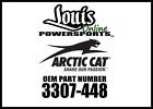3307-448 Arctic Cat Seat Assembly New Oem 884646676818