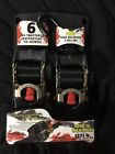 34414 Erickson Retractable Ratcheting Tie Down Straps