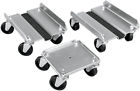 4120-0012 Pro Black Aluminum Snowmobile Construction Caddy Semi Super