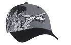 4474810007 447481 Men Size Ski-doo Gray Baseball Cap Oem 00 Hat Fighter 07 Sno-