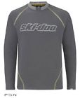 4533720907 Sweatshirt Ski-doo Sleeve Large Men Oem Long Gray Crew