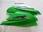 4639-807 Arctic Green Guards Aircat Cat Wind Snowmobile Handguards Hand