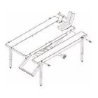 47-153 Lbs Up Work X2 1200 Pneumatic Extention 10x80 Bvp Table Side