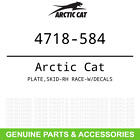 4718-584 Arctic Cat Oem Plate