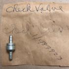0487923 487925 Evinrude Johnson Omc Snowmobile Check Valve