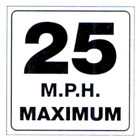 490-mph Rad Powersports Trail Sign Mph Maximum