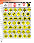 501wta Voss Signs Open Box Yellow Plastic Reflective Sign