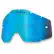51006-022-02 100 Mirror Blue Dual Vented Repl Lens For Racecraft Accuri Goggles