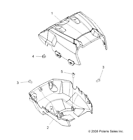 5439263-605 Polaris Podhdlt Upr Pntd Bronze Mist New Oem