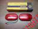556-1 Old Snowmobile Lights Vintage Pair Of Dietz Tail Light Lenses Part No