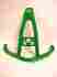 5639-065 Arctic Cat Snowmobile Green Sport Bumper Fits 10-14 Sno Pro 500