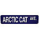 624aca Voss Signs Arctic Cat Aluminum Street Sign