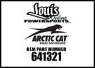 641321 Arctic Cat Cargo Tray New Oem 884646908483