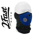 66-5116u Blue Half Face Fleece Neoprene Mask With Ventilation Snowmobile Arctic
