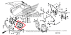66302-hn7-010 Honda New Oem Fourtrax Recon Es Front Left Headlight Lamp