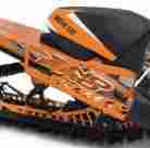 6639-367 Arctic Cat 12-16 Zr F Xf M Orange Strobe Tunnel Decal Wrap Kit