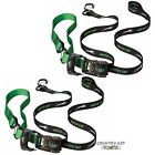 6639-807 Green Rachet Tie-downs Pair - Cat Straps Trailer Set Arctic Tie