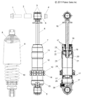 7043720 Polaris Shock Front Track Ifp New Oem
