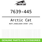 7639-445 Arctic Cat Oem Muff Pr