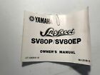 86x-28199-10-00 Yamaha Snoscoot Owners Manual