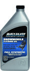 92-8m0058910 Mercury Oem Quicksilver Stroke Cycle Full Synthetic Snowmobile Oil Quart