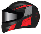 985-913 Hjc Ii Bt Elemental Dual Lens Snowmobile Helmet Md Red