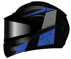 985-924 Hjc Ii Bt Elemental Dual Lens Snowmobile Helmet Lg Blue