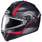 991-719 Hjc Mine Frameless Dual Lens Helmet Flat Red